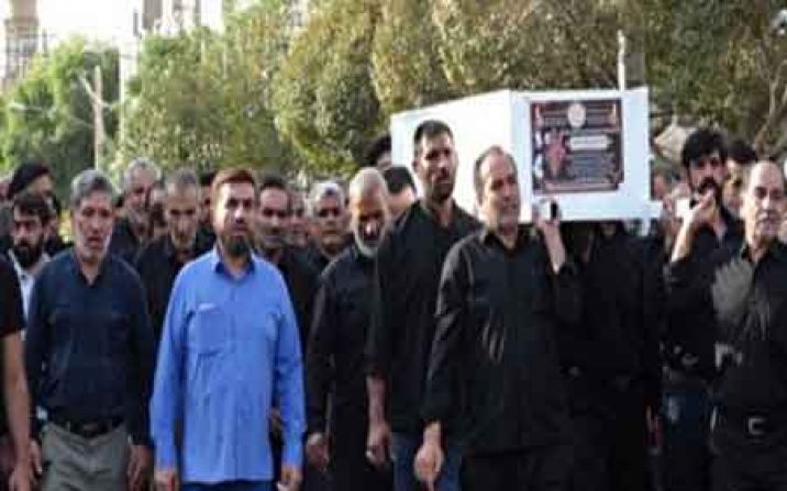 پیکر مادر شهیدان کوه پیما فردوئی در قم تشییع شد پیکر مادر شهیدان کوه پیما فردوئی در قم تشییع شد